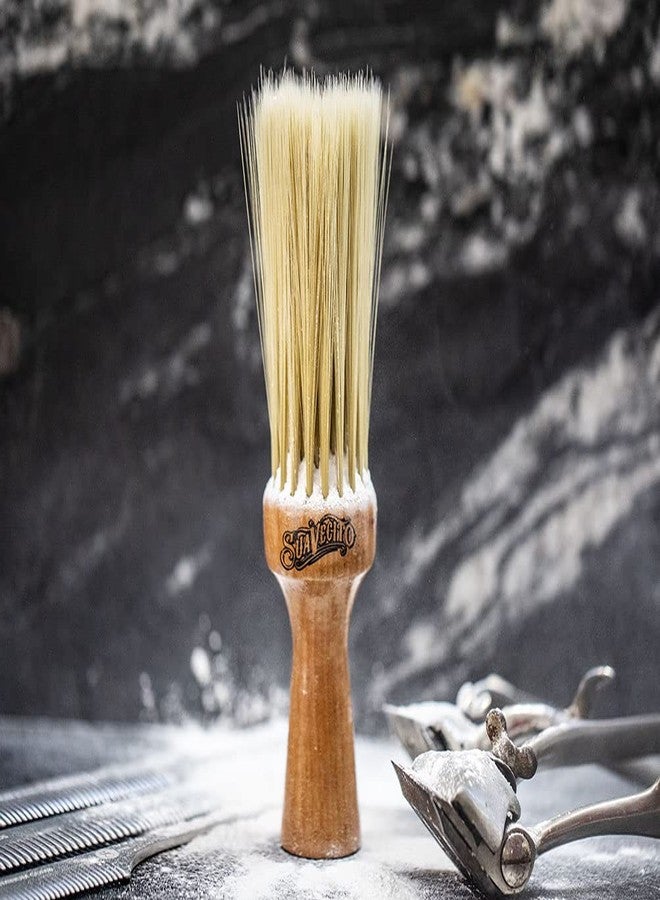 Suavecito Neck Duster Brush Long Soft Bristles & Wood Handle Clean Hair Dust Effortlessly - Image 3